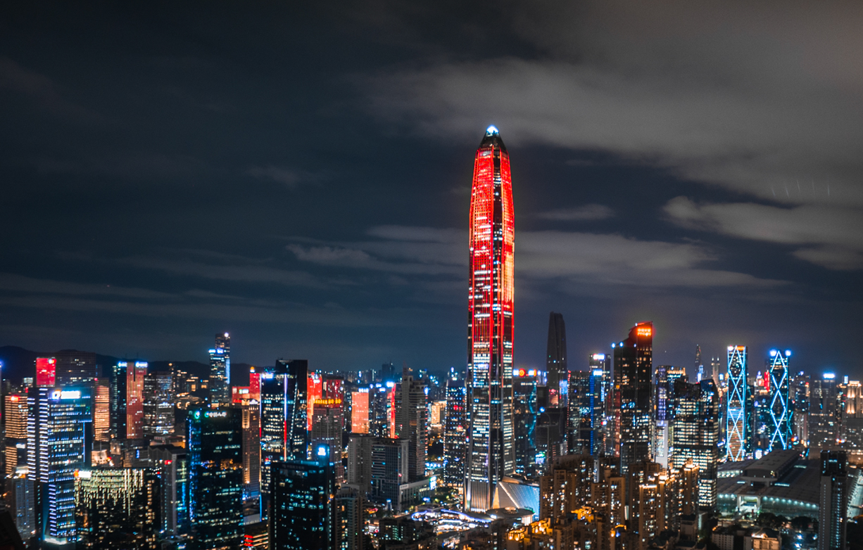600米深圳第一高樓 —— 平安金融中心的燈光！