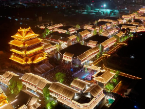 山東莒國(guó)古城文旅夜游燈光，百萬余人共賞千年雅韻